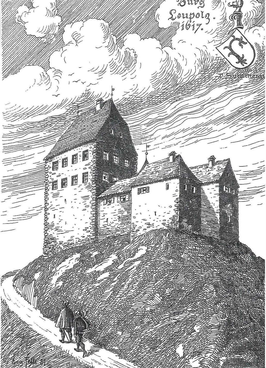 Burg Leupolz Rekonstruktionszeichnung